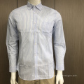 Male yarn dyed stripe shirt